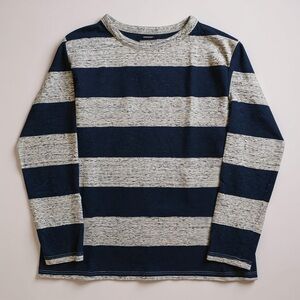 Striped Navy and Gray Boy’s Sweater